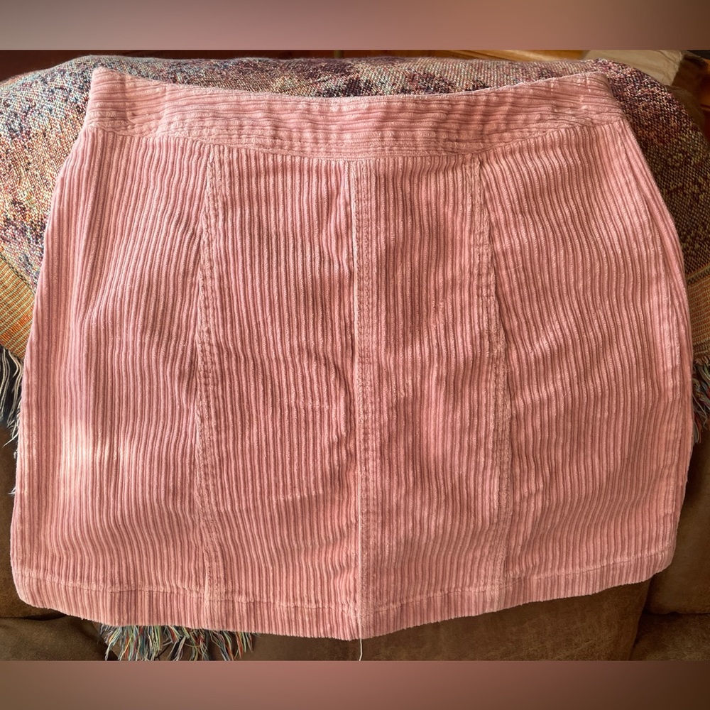 Divided Corduroy Skirt - Picture 2 of 3